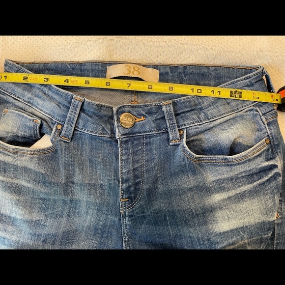 ZARA || Zippered Ankle Basic Denim - Picture 8 of 11